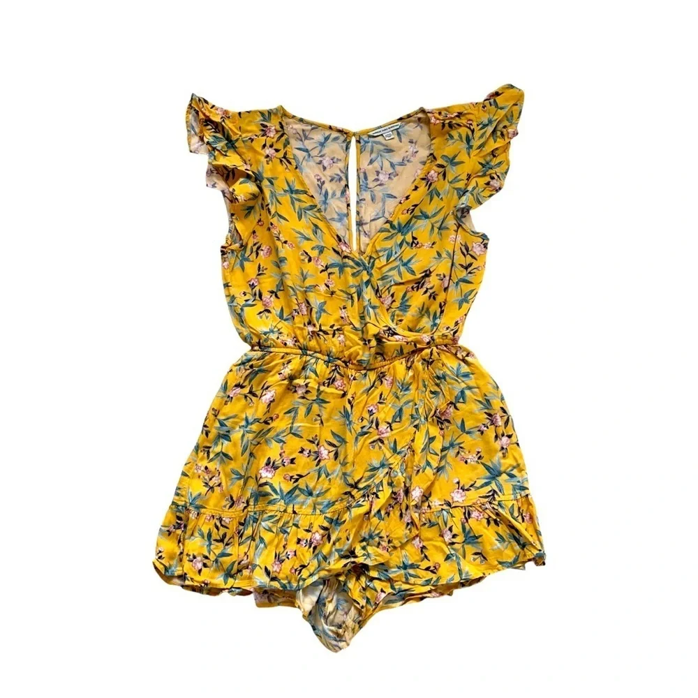 American Eagle Outfitters M Florsl Romper‎ - Picture 3 of 4